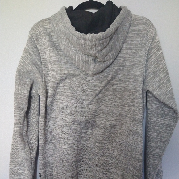 Men's heather grey hoodie with black trim by Huntington BC, size M. - Picture 6 of 6